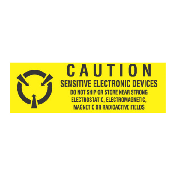 Transforming Technologies 5/8x2, Caution Sensitive Electronic Devices, labels LB9050